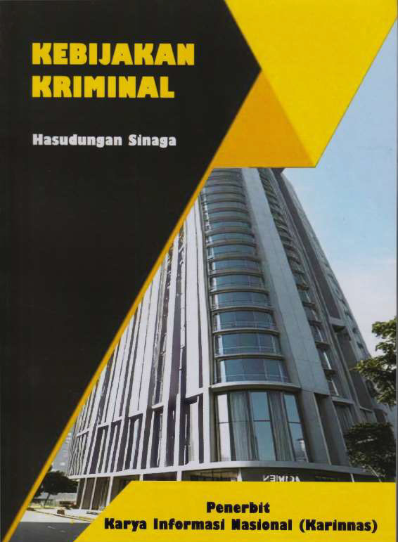kebijakan kriminal